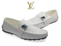 LV moccasin white