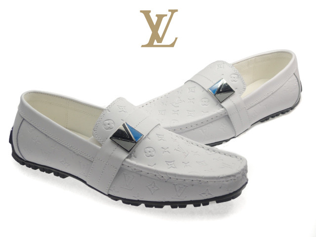 LV moccasin white