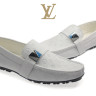 LV moccasin white