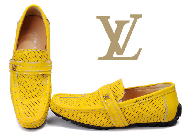 LV moccasin yellow