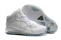 Lebron 8 VIII All White