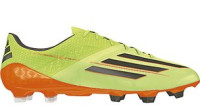 ADIDAS  F50 ADIZERO TRX FG light green background
