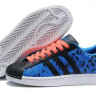 adidas superstar 2 II  blue/black/white/orange