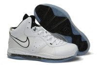 Lebron 8 VIII White Black Light Blue