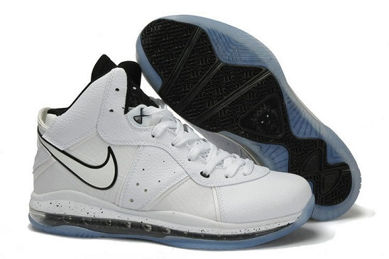 Lebron 8 VIII White Black Light Blue