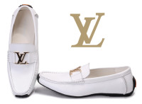 LV moccasin all white