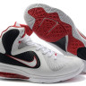 Lebron 9 IX white/black/red "Scarface"