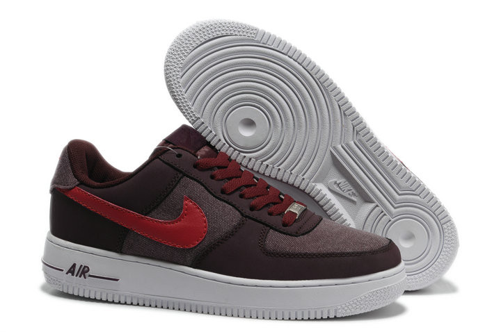 Air Force One Low 1 brown/red