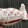 Adidas Yeezy Boost 350V2 x LV x SUPREME white red