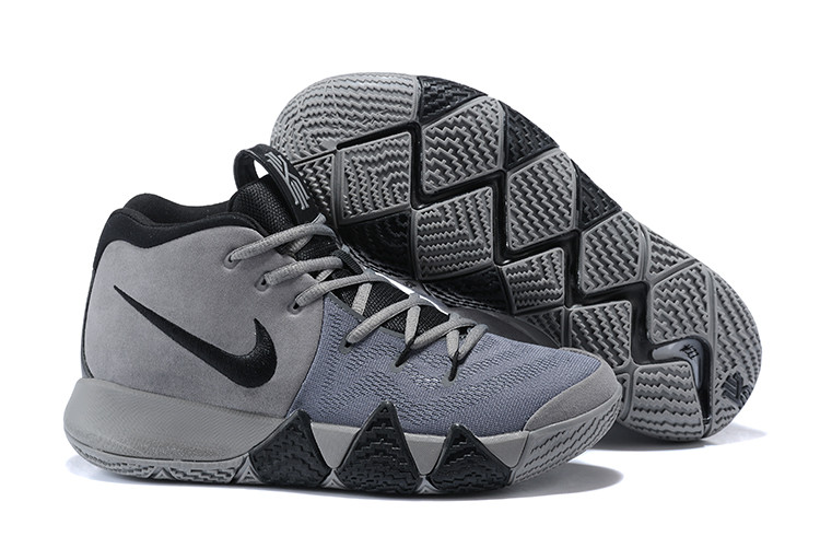KYRIE 4 GREY BLACK 
