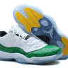 JORDAN 11 low Snakeskin white "Nightshade"