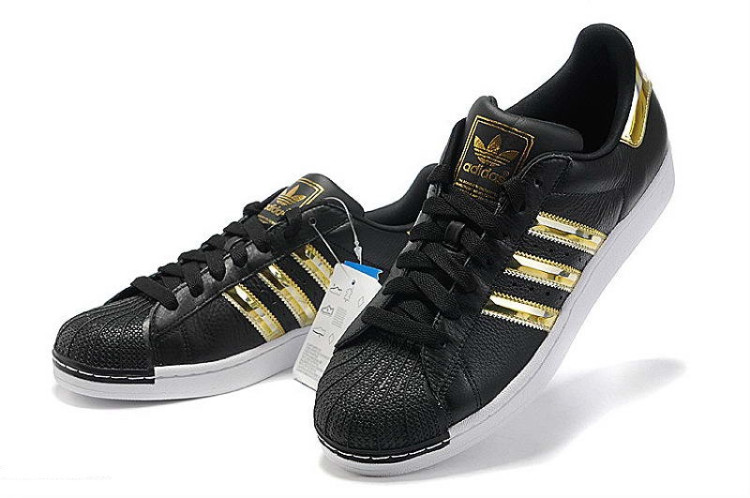 adidas superstar 2 II black/gold/white