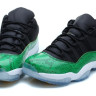 JORDAN 11 low Snakeskin black