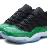 JORDAN 11 low Snakeskin black