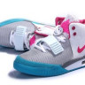 Nike Air Yeezy 2 (white/grey/blue/pink) wmns