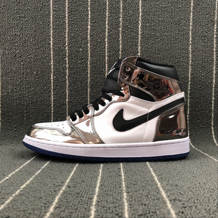  Nike Air Jordan 1 RETRO THINK 16 white black metal light brown