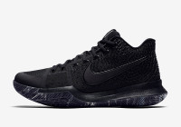 NIKE KYRIE 3 TRIPLE BLACK