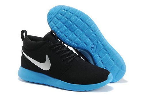 Roshe Run suede black/blue