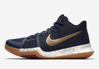 NIKE KYRIE 3 Navy and gold
