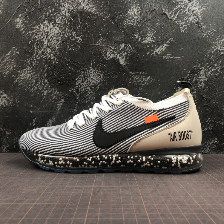 Nike Air Boost Flyknit x Off-White AJ6900-101 White Black