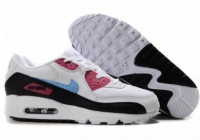 Air Max 90 (white/black/pink/blue)