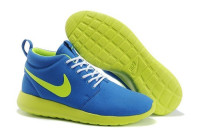 Roshe Run suede blue/green