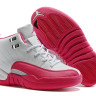Jordan 12 детские White/pink