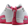 Jordan 12 детские White/pink