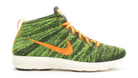 Nike Flyknit Trainer Chukka Green/Orange