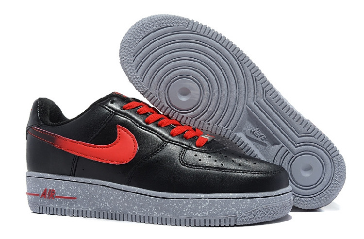 Air Force One Low 1 Black/red