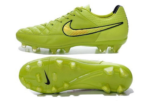 Nike Tiempo Legend V FG AW14 салатовые