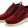 Roshe Run suede dark red