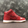 NIKE SB DUNK HIGH TRD QS lacquered red white