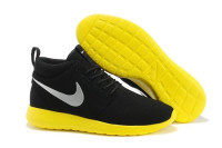 Roshe Run suede black/yellow