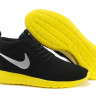 Roshe Run suede black/yellow