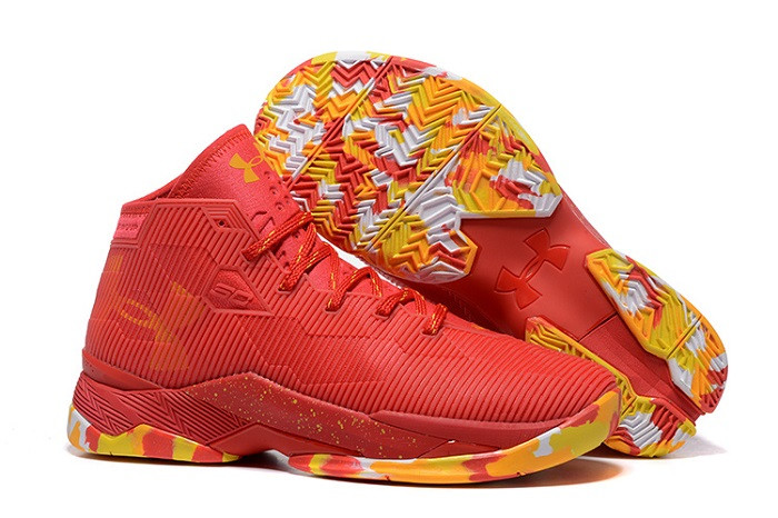 UA Curry 2.5  red whit orange