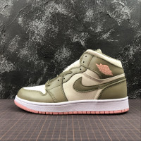 NIKE AIR JORDAN 1 HIGH ZIP AJ 1 green light green white