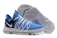 Nike KD 10 Blue/White/Black Silver