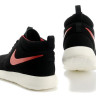 Roshe Run suede black/red