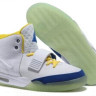 Nike Air Yeezy 2 (White\blue\yelow)