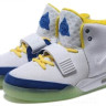 Nike Air Yeezy 2 (White\blue\yelow)