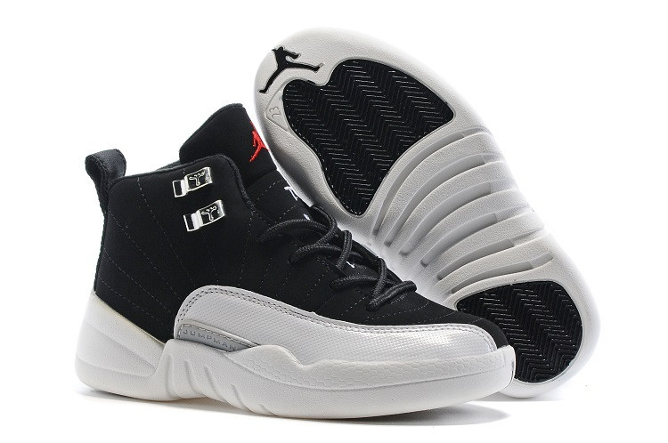 Jordan 12 детские black/white