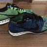 Nike Air Max Flyknit Racer blue green white black