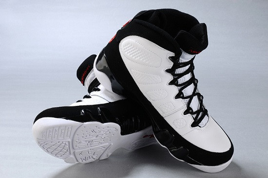 Air Jordan 9 retro White/Black–True Red