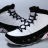 Air Jordan 9 retro White/Black–True Red