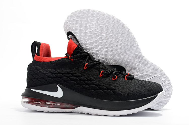 Nike Lebron 15 low white black