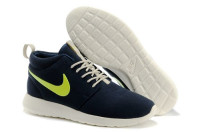 Roshe Run suede black/lightgreen