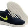 Roshe Run suede black/lightgreen