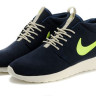 Roshe Run suede black/lightgreen