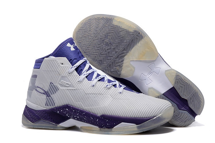 UA Curry 2.5  White/blue-black